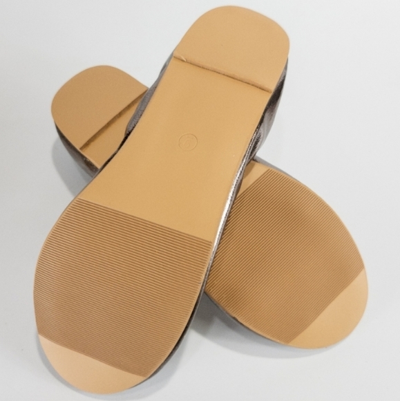 Journee Collection Lindy Flats Pewter -9 - Picture 7 of 8